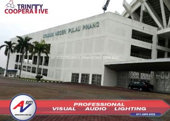 Simple PA sound system for Batu Kawan Stadium that perform the unexpected